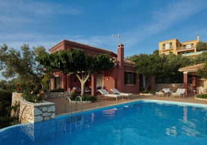 Deluxe Villa With Private Pool - with Panoramic View, Art Blue Villas
