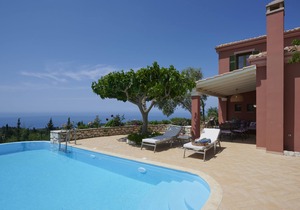 Deluxe Villa With Private Pool - with Panoramic View, Art Blue Villas