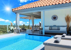 Holiday house Agios Nikolaos for 1 - 8 persons with 3 bedrooms - Twin house