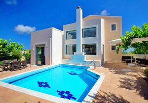 Holiday house with private pool for 6 persons 1 child in Skouloufia, Crete (North Coast of Crete)
