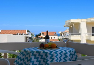 Litinas Apartment 1 with pool & balcony with pool view