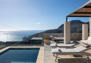 Metatulia 3 villa,sea views,pool,Souda,Plakias