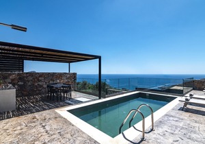 Metatulia 3 villa,sea views,pool,Souda,Plakias