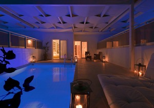 Rhodes Imperial Suite, chilling in Private Pool