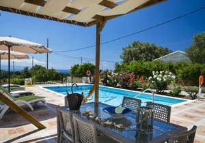 Rose Villa: Large Private Pool, Sea Views, A/C, WiFi
