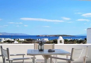 Sea View Paros Apartment Residence with Sea View Private Terrace 1 BDR Santa Maria