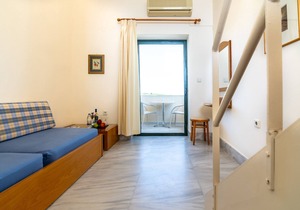 Sea view room in Orestis hotel