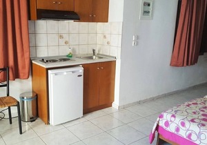 Sea View Studio with A/C, only 300 Meters from the Beach !