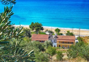 Vistonia Studio 7 - direkt am Strand mit Meerblick