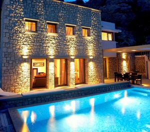 R Villa Swimming Sea Pefki 