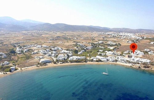 Piso Livadi Apartment | Amazing Hera home with partial sea view, 50m from Logaras sandy beach