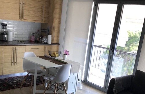 Skiathos Town House | Fully equipped seafront house with spectacular seaview & small beach right below