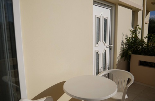 Agia Apartment | Litinas Apartment 12 with pool & balcony with side pool view