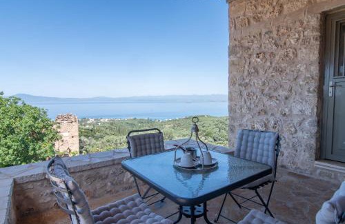 Kalamata Villa | Niki's Tower - Serene Seaview Stone Getaway