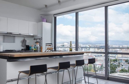 Gazi Apartment | Sky High Luxury 360 Athens Views with Private Gym