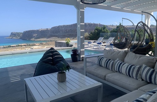 Lindos Villa | Solis Lindos Villa - Heated Pool & Jacuzzi