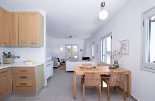 Stelida Villa | Stelida Sunset. Short walk to Prokopios beach. Aegean Blue, sky ,sea and relax