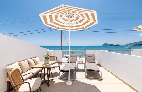Laganas Apartment | Two-Bedroom Apartment with Veranda