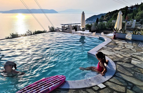 Xanthi Region House | VERONICA house. Infinity panoramic pool. Sea access. Privileged Egean view!