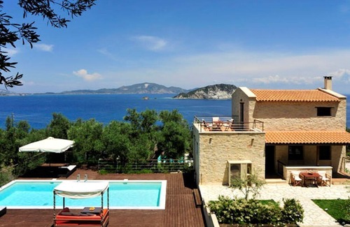 Marathias Villa | Villa Marathonisi View - wonderful 3 bedroom Zante villa, private pool and AC