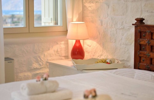 Ftelia Villa | Villa Megista Blue, Grand shared pool, Garden