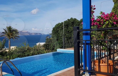 Apokoronas Villa | Villa Sea view infinity pool , 3 bedrooms