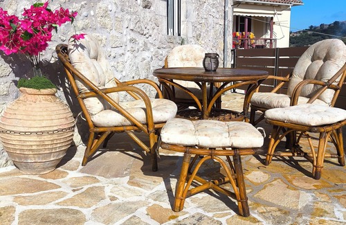 Lazarata Villa | Villa Stone Deluxe Lefkada nis ideal for families or couples at Lefkada.