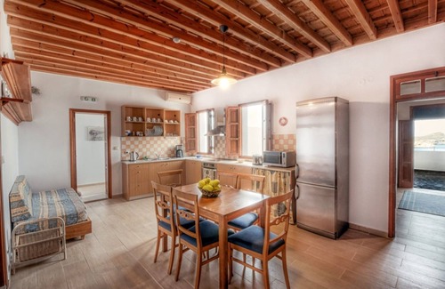 Lindos Villa | Villa Thalassa 1 | 2 Bedrooms with En-suite | Traditional Lindian Bed |.