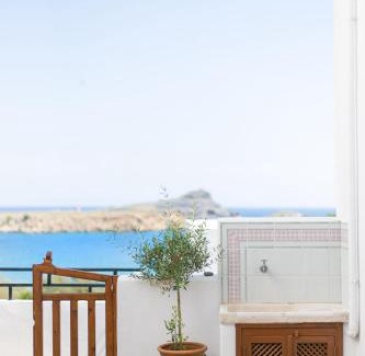 Lindos Villa | Villa Thalassa Suites 3 Modern Comfort Traditional Greek Charm Private Courtyards Steps From Lindos Square & Beach