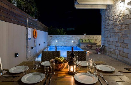 Kato Stalos Villa | 118 m² Villa ∙ 3 bedrooms ∙ 8 guests