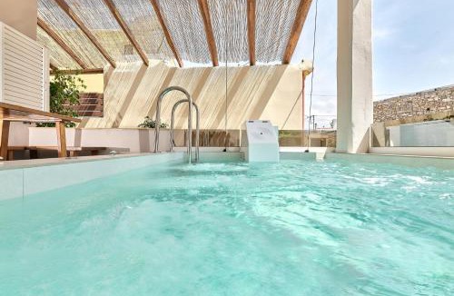 Melidoni Villa | 2 bedroom Villa with heated swimming pool-Spa whirlpool-BBQ!