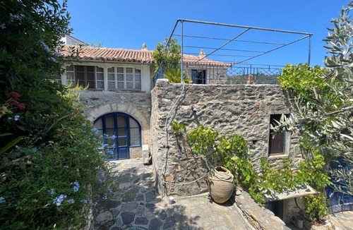 Livadi House | 4 bedroom stone villa with pool and sea views in the Peloponnese, Greece