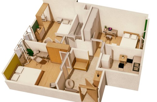 Athens City Centre Resort | 65 m² Private room ∙ 1 bedroom ∙ 1 guest