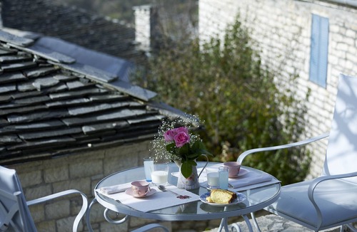 Ano Pedina House | A charming19th stone village house with French Provencal style