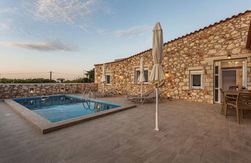 Kolymvari Villa | A modern stone villa offering unique traditional experience
