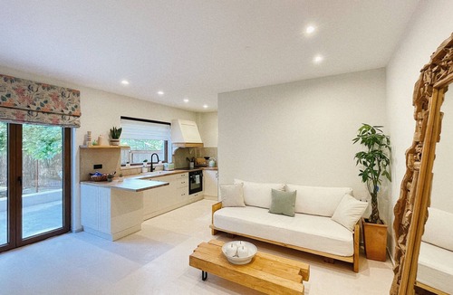 Platanias Town Apartment | A peaceful riverside oasis surrounded by orange and avocado fields