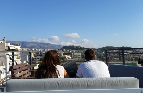 Metaxourgio Apartment | "Acro.Pool" Private Heated Pool w/Acropolis View