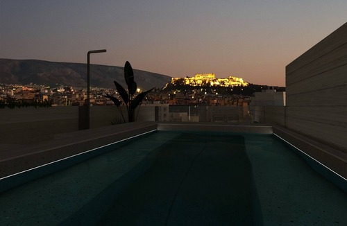 Metaxourgio Apartment | "Acro.Pool" Private Heated Pool w/Acropolis View