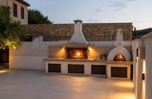 Argolis Region Apartment | Aithra Garden House - Modern Stay near Mycenae