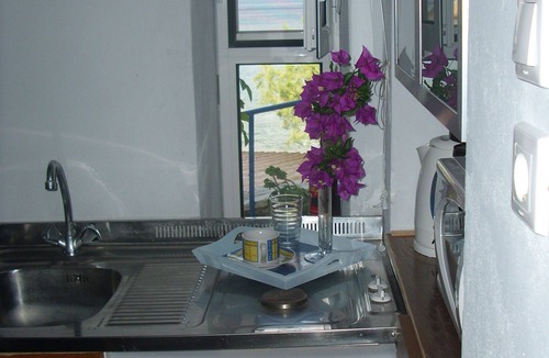 Ikaria Apartment | Alkistis Cozy By The Beach Apt in Ikaria Island, Therma Ground Floor
