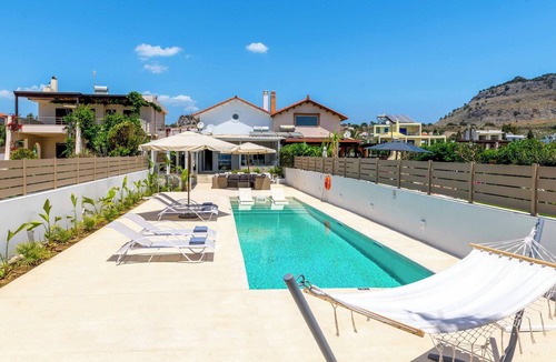 Lardos Villa | Ammos Beach House - Four Bedroom Villa, Sleeps 8