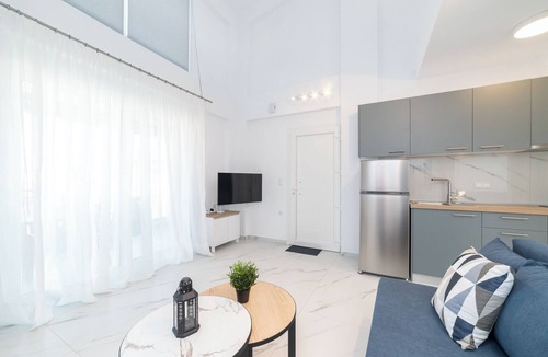 Paralia Ofryniou Apartment | Anastasia Residential Complex-Two-Bedroom Loft with Pool Access
