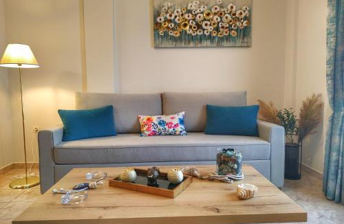 Paleopolis Apartment | Anemone Bleu - Sea View - Chora Center