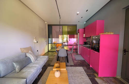 Archea Pissa Villa | Antinea Olympian Villa Pink