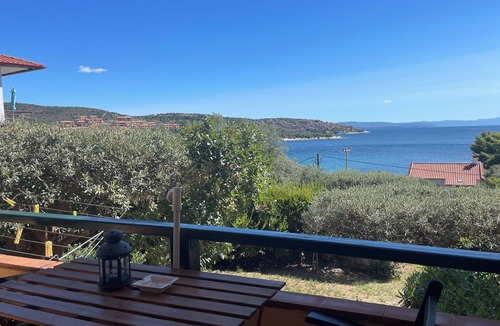 Sithonia Apartment | Apartment 40sqm with private beach family friendly and direct sea view