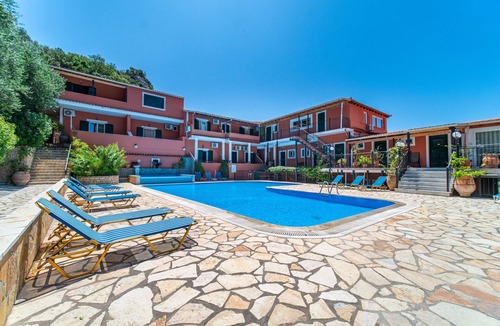 Lakones Apartment | Apartment Arianna 11 with Sea View, Shared Pool & Wi-Fi
