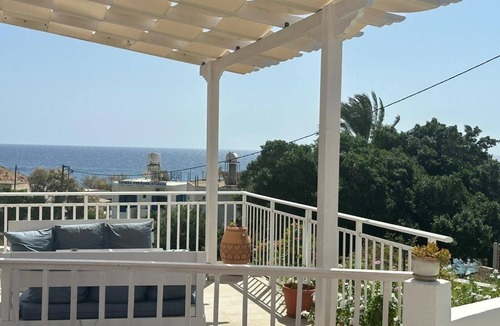 Lentas Apartment | Apartment in Lentas with sea view and garden