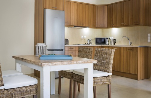 Karavomylos Apartment | Apartment Lilly, brand new apartment with communal pool, 10 meters from sea