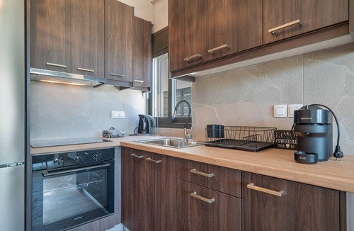 Nikiana Apartment | Apartment 'San George 1' with Sea View, Wi-Fi and Air Conditioning
