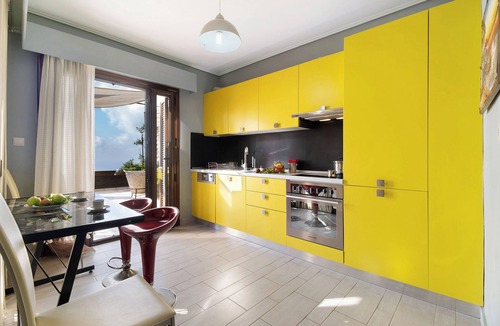 Lefkas Apartment | Apartment 'Villa Amarillo Tajo Villas' with Sea View, Wi-Fi and Air Conditioning